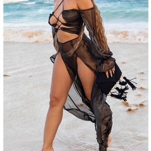 Metallic Beach Jumpsuit